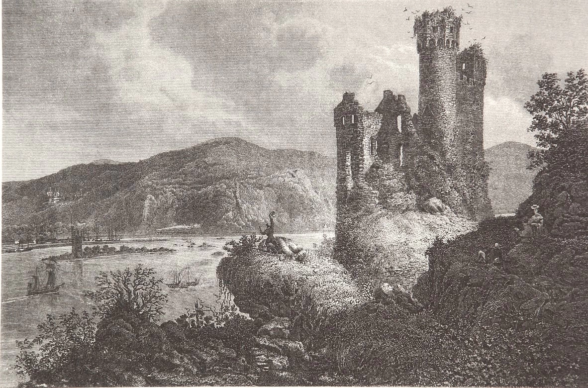 Pierre Joseph Redouté - 164, Mouse Tower e Ehrenfels